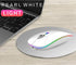 TENMOS Wireless Bluetooth Mouse, LED Slim Dual Mode Rechargeable Silent Mouse with Type C Adapter