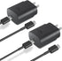 25W Type C Charger 2-Pack with 6ft USB C Cable, Super Fast Charging for Galaxy S23 Ultra/S23+/S22/S21/S20/Phone 15.