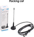 August DTA180 Setup HDTV Antenna - - Portable Mini Digital Aerial with Magnetic Base - Easy - Optimized for Free