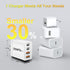 Dual USB C Charger 55W Block, CARZONJX 4 Port Type C Fast Charging Block, QC+PD Power Adapter Wall Charger for iPhone