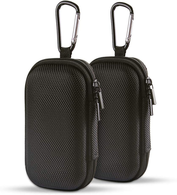 HOOTEK Durable MP3 Player Case, USB Flash Drive Case Bag, 2 Pack EVA Shockproof Hard Carrying Travel Case for