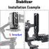Sxbinyouli DSLR Camera L Bracket,Vertical Camera Mount,Quick Release Plate for Horizontal Vertical Photography
