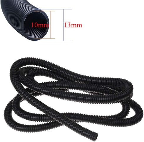 PIVBY 30 ft Dog Cat Cord Protector Wire Loom Tubing for Electric Wires Chewing by Pets - Manages Open Cables