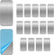 Tweruna 16 PCS Adhesive Magnetic Plate, 2.361.2 in Rectangular Metal Plate for Magnets