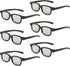 TOUMEI Reald 3D Glasses, Circular Polarized Non-Flashing Passive 3D Glasses for Reald Format