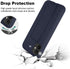 LAUDTEC Silicone Kickstand Case for iPhone 11, Vertical and Horizontal Stand, Soft Liquid Silicone, Blue