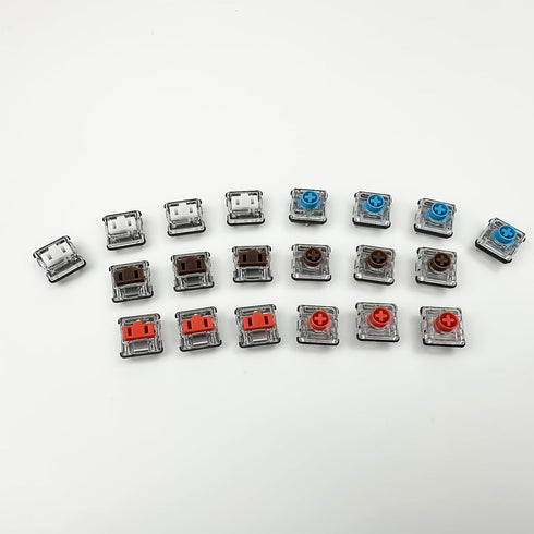 Kailh Choc 1350 and V2 Series Low Profile Mechanical Keyboard Switches Sample Pack, 20pcs