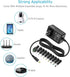 Belker 12V AC Adapter Charger, 2A 1.5A Power Supply for 12 Volt Electronics - 2000mA Max
