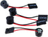 4PCS Computer Case Buzzer Cabinet Speaker, PC Internal BIOS Mini Plug Small Alarm Speaker with Plug (Black)