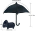 NTidea Phone Umbrella (2 Pack) for Sun Shade, Funny Snap Finger Stand Silicone Holder with Suction Cup, Black, Blue