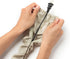 ELFCAB 2 6 Pcs Fabric Cord Cover & Chandelier Chain Cover Each Feet Long Easy to Install Ideal for Chandeliers Lighting