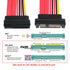 chenyang SFF-8482 Extension Cable, 29Pin Male to Female, 0.5m