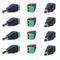 Male Power Adapter Connector 5.5mm x 2.1mm for CCTV Security Camera, LED Light Strip, 12V DC (100 PCS)