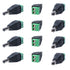 Male Power Adapter Connector 5.5mm x 2.1mm for CCTV Security Camera, LED Light Strip, 12V DC (100 PCS)