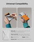 Phone Stand by MOFT - Adhesive Card Holder Fits 2-3 Cards, Slim & Portable Leather Phone Wallet, 2 Viewing Angles, RFID
