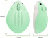 Hamster Shape Wireless Mouse Cartoon and Cute Portable Animal Optical Cordless Mice for Travel Library Computer Laptop School Kids Children Gift (Green)