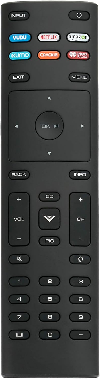 XRT136 Replace Remote Control Compatible for VIZIO TV Models E70-E3, E75-E1, E75-E3, E80-E3, M50-E1, M55-E0, M65-E0,