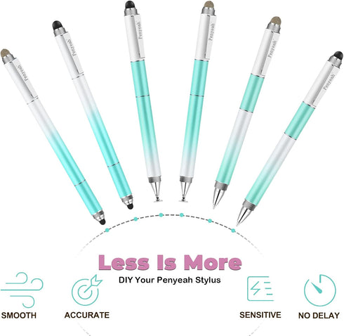 Penyeah Capacitive Stylus Pen (4 in 1), Universal Touch Screens Stylus for iPad/Pro/iPhone/Android