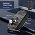 Wireless Mouse Chargeable Portable Silent USB and Type-C Dual Mode Mouse, 3 Adjustable DPI for Laptop, Mac, MacBook,