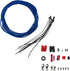 DS18 AK4 Complete 4 Gauge CCA Amplifier Installation Wiring Kit - Ampkit for Connections, Brings Power to Your Radio,