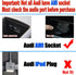 Bluetooth 5.0 Adapter Compatible with Audi A3 A4 A5 A6 A7 S3 S4 Q3 Q5 Q7 Volkswagen VW Skoda 2G 3G 3G+ AMI MMI Port Cable Music Play Connector Works with Apple iPhone iPod Android Device