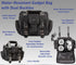 eCostConnection Extra Large Camera Bag Fully Padded Gadget Case with Dual Buckles for Sony,Nikon, Canon, Olympus