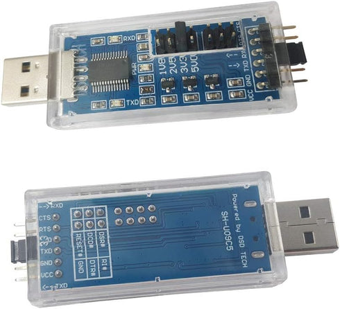 DSD TECH SH-U09C5 USB to TTL UART Converter Cable with FTDI Chip, Support 5V 3.3V 2.5V 1.8V TTL