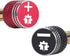 TCRC 2PCS Aluminum Heatsink 5mm Bullet Plug Connectors & Grips for Li-Po and Li-HV Hardcase Power (Red + Black)