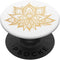 Golden Lotus Flower Yellow Prana Mandala, Beautiful Elegant PopSockets Swappable PopGrip