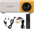 Mini Projector, 2023 Upgraded Portable Multimedia Home Theater Video Projector with Full HD 1080P for PS4, PS5, Xbox
