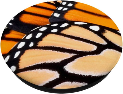 Monarch Butterfly Wing Pattern Insect Lepidopterist PopSocket Swappable PopGrip