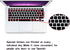HRH Spanish Silicone Keyboard Cover for MacBook Air 13, MacBook Pro 13/15/17, iMac - Black Protector
