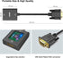 BENFEI HDMI to VGA Adapter, 2 Pack (Female to Male) with 3.5mm Audio Jack for TV Stick, Computer, Projector