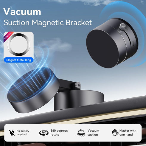 XO Simple is Beauty Upgrated Vacuum Suction Magnetic Phone Holder, Retractable Strong Suction Cup Magnetic Hands-Free
