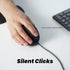 Perixx PERIMICE-519 Wired Ergonomic Vertical Mouse, Portable Small Design, Right Handed, 105x67x58 mm, Black