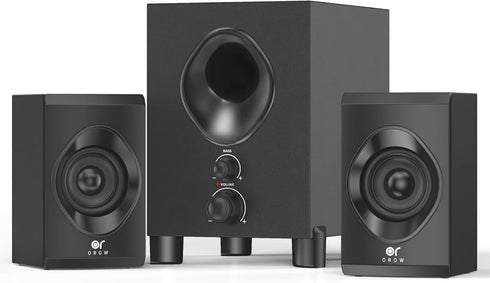 OROW Bluetooth Computer Speakers with Subwoofer, 18W Wireless PC Speakers, Support SD, USB, AUX, Bluetooth