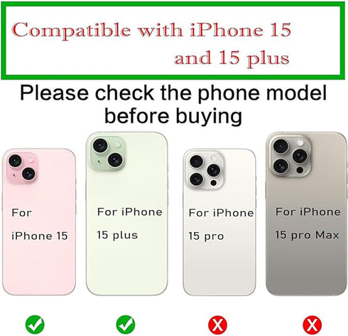 2pcs/Set 15 Plus Camera Lens Replacement for iPhone 15 Camera Lens Rear Glass Replacement with Pre-Installed Adhesive + Repair Tool Kit, Anti-Lens Scratch & Waterproof