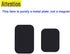 Best Tek Mount Metal Plate - Phone Magnet Sticker, 8 Pack for Magnetic Mount