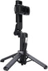 Hosioe Foldable Selfie Stick Tripod with Smart Push Operation, Adjustable Height Selfie Stand for Phones, Polyamide