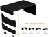 4 Bostitch Office Konnect Adjustable Monitor Stand Riser, Height Adjustments, Built-In Cable Management, Rubber Feet