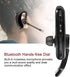 V8s Bluetooth Headset: Wireless Earpiece with 120H Standby, Clear Voice Capture, In-Ear Design for Business &