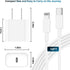 Fast Charging Phone Charger: 10FT MFi Certified USB C to Lightning Cable & 20W Block for iPhone 14 Pro/13 Pro Max/12/11