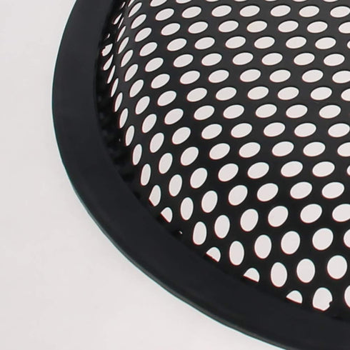 Fielect 8 Inch Speaker Grill Cover Mesh - SubWoofer Grill Speaker Covers, Waffle Grill Cover Guard Protector, Black