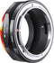 K&F Concept FD to E Mount Lens Adapter for Canon FD FL Mount Lens to E NEX Mount Cameras, Compatible with Sony