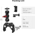 Mechrig (SY001) Camera Clamp Mount with Dual Ballhead Magic Arm, Aluminum Camera Mount Super Clamp Kit for DSLR Action