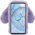 Rabbit Case for Samsung Galaxy S23 FE 5G, Cute 3D Bunny Ears Soft Furry TPU Bumper Protective Cover - Purple
