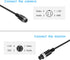 EKYLIN 16FT 5M Waterproof 4-Pin Car Video Extension Cable for CCTV Rearview Camera Truck Trailer