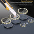 Camera Lens Protector for Samsung Galaxy S24 Ultra, Tempered Glass with Aluminum Alloy Ring Lens Cover