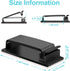 50 PCS Cable Management Clips, Large Black Cord Organizers for Under Desk, Adhesive Wire Holder Clips