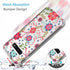 Clear Case for Galaxy S10, Soft TPU 360 Full Body Shockproof Hybrid Bumper Cover with Floral Prints